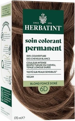 Стойкая краска для волос Herbatint Herbal, уход