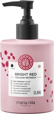 Maria Nila "Color Refresh" soch rangini yangilash uchun niqobi, "Bright Red"