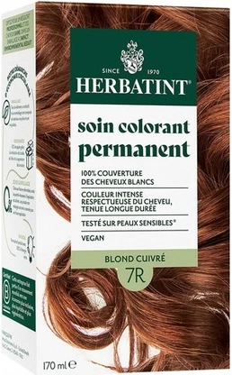 Травяная краска для волос Herbatint Permanent Color Care