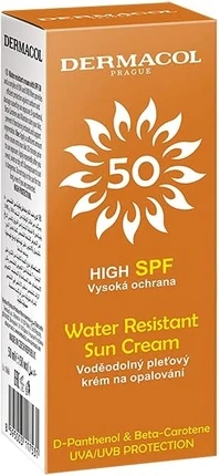 Солнцезащитный крем Dermacol Sun с водостойкими свойствами SPF 50