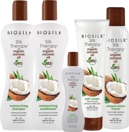 Несмываемое средство BioSilk Silk Therapy с натуральным кокосовым маслом