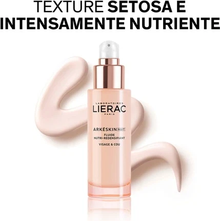 Kechki Krem Lierac Arkeskin Nutrient Redensifying Kecha Yuz uchun Fluid