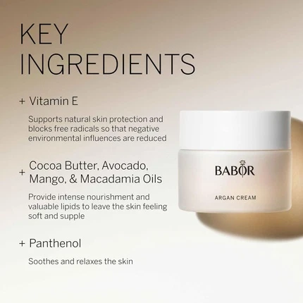 Дневной Крем для Лица Babor Classics Argan Cream Rich