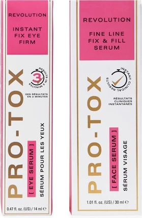 Сыворотка для лица Revolution Pro Miracle Protox Quick Fix Skincare Collection Duo