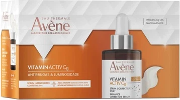 Avene Vitamin Activ Cg Antiwrinkle And Radiance Set Tuzilgan Yuz Estetigi uchun to'plami