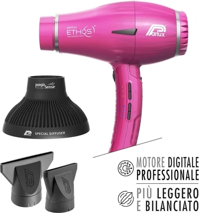 Фен Parlux Ethos Fuchsia с Magic Sense