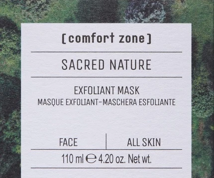 Очищающая маска Comfort Zone Sacred Nature