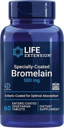 Таблетки Life Extension Специально Покрытый Бромелайн
