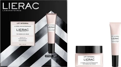 Day Cream Lierac Lift Integral Qayta tiklovchi kunduzgi krem va Ko'z atrofini ko'taruvchi parvarish to'plami