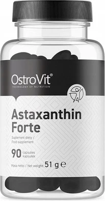 Капсулы Ostrovit Astaxanthin Forte Молодой вид, хорошее самочувствие