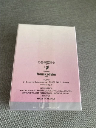 Eau de Parfum Franck Olivier In Pink