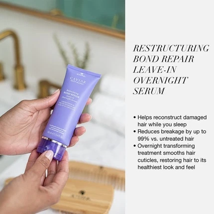  несмываемая ночная сыворотка Alterna Caviar Anti-Aging Restructuring Bond Repair