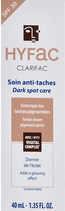 Защита лица от солнца Hyfac Clarifac Уход за темными пятнами SPF 30
