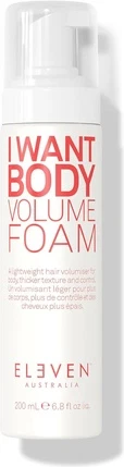 Mousse Eleven Australia Styling I Want Body Volume Foam
