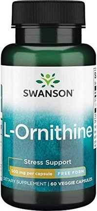 Вегетарианские капсулы Swanson L-Орнитин аминокислота