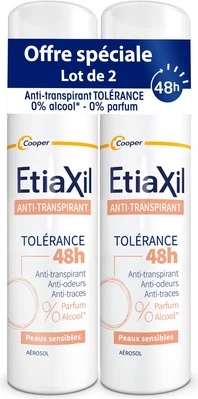 Антиперспирант Etiaxil для умеренного потоотделения подмышек