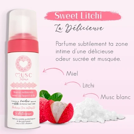 Интимная пена Musc Intime La Delicieuse White Musk