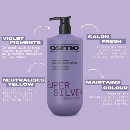 Шампунь Osmo Super Silver Фиолетовый Пигмент Тонирующий