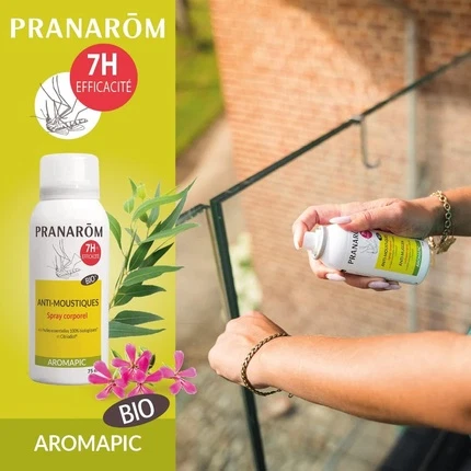 Массательное средство для тела Pranarom Aromapic Duo Organic Защита от комаров длительного действия