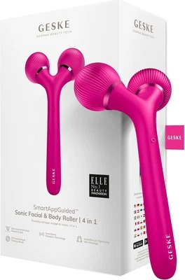 Роллер Geske Smartappguidedtm Sonic Facial & Body Roller 4 in 1