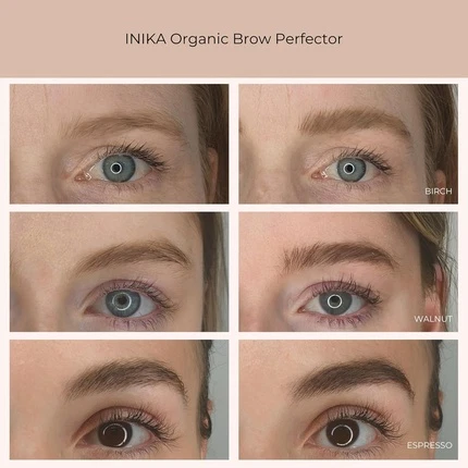 Гель Inika Brow Perfector для мгновенного придания объема и окрашивания для заполнения, придания формы и цвета бровей