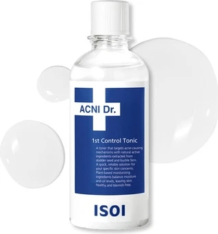 Тоник на растительной основе успокаивающая формула Isoi Isoi Acni Dr. 1st Control