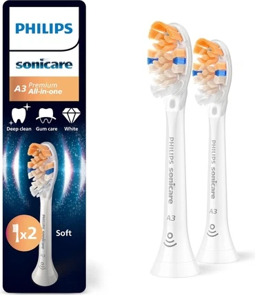 Сменные насадки для зубной щетки Philips Sonicare A3 Premium All-In-One оригинальные
