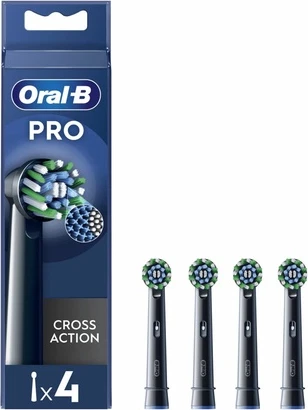 Сменная насадка для электрической зубной щетки Oral-B Cross Action Black Cross Action