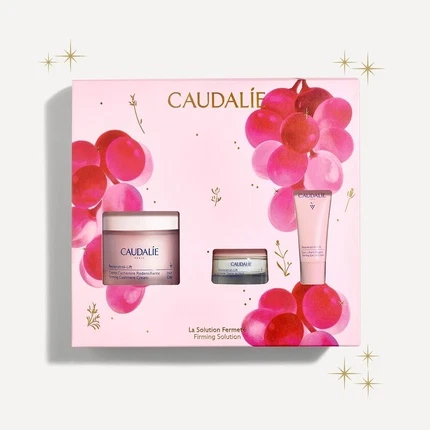 Caudalie Firming Solution Yosh kiritish uchun Sovg'a to'plami Kasshemr kremi bilan