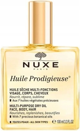 Сухое масло NUXE Huile Prodigieuse для лица, тела и волос