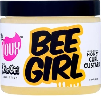 The Doux Bee Girl Honey Curl Custard Shakli Beruvchi Kremi Aloe va Keratinli Sochiq Shaklini O'zgartiruvchi Krem