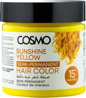 Крем-краска для волос Полуперманентная Cosmo Cosmetics Sun Shine Yellow