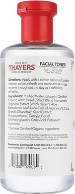 Тонер Thayers без спирта с гамамелисом и алоэ вера