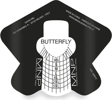 Шаблоны для ногтей Mesauda Butterfly