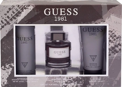 Guess 1981 For Men - Туалетная вода, гель для душа, дезодорант-спрей