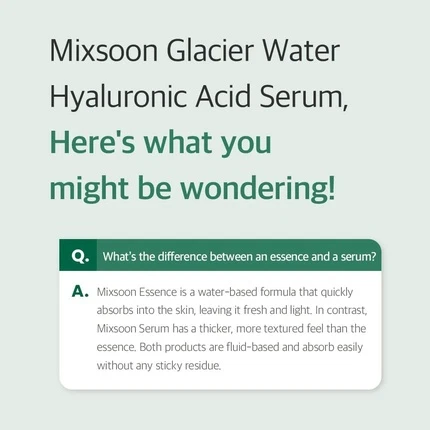 Mixsoon Essential Glass Skin Duo Exfoliating Hydrating Glacier