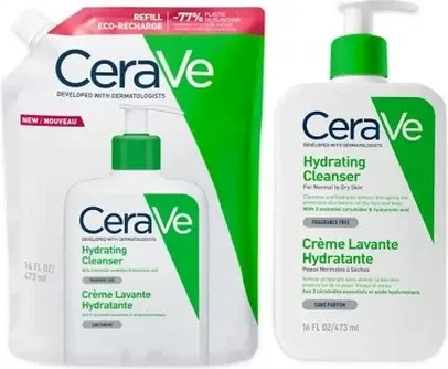 Увлажняющий очищающий крем CeraVe