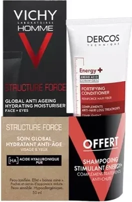 Vichy Homme Structure Force Global Hydrating Antiaging Care