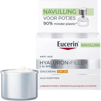 Дневной крем Eucerin Hyaluronfiller 3x Effect SPF30 (сменный блок)