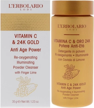 Cleanser L'Erbolario Vitamin C and 24k Gold Anti-Age Power