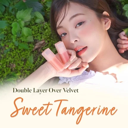 Вельветовая помада Black Rouge Sweet Tangerine DL28