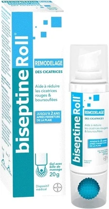 Biseptineroll remodeling scars Bayer
