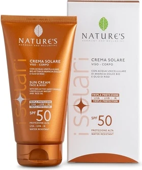Nature's iSolari Солнцезащитный крем SPF 50 Увлажняющий крем для лица и тела