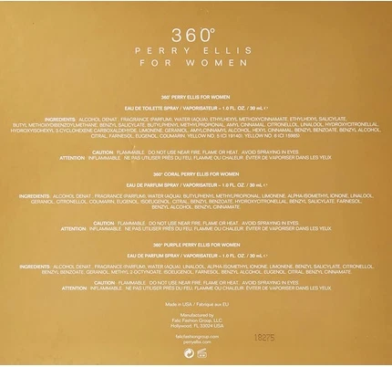 360 Eau de Toilette & Eau de Parfum Подарочный набор Perry Ellis