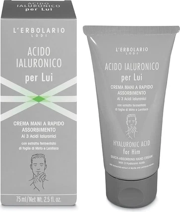 Hand Cream L'Erbolario Hyaluronic Acid Quick-Absorbing