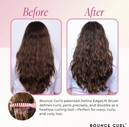 Щетка Define Edgelift Brush Pink Bounce Curl