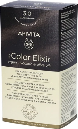 Краска для волос Apivita 30 Dark Brown