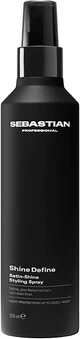 Sebastian Professional Styling Shine Define Spray Issiqdan Himoyalovchi vosita, Shaklni saqlab turuvchi
