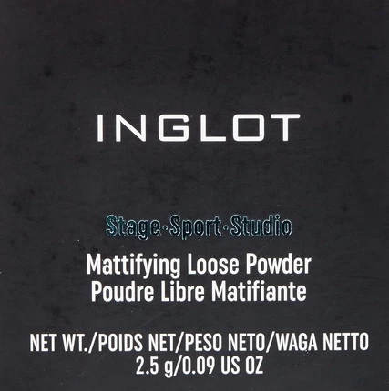 Inglot матирующая рассыпчатая пудра