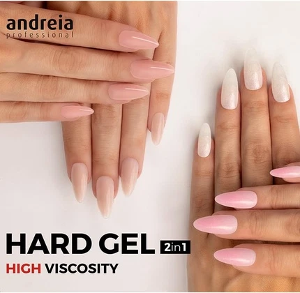 Andreia Gel Construction Nails Ikki bosqichli UV/LED Gel mustahkamlash uchun